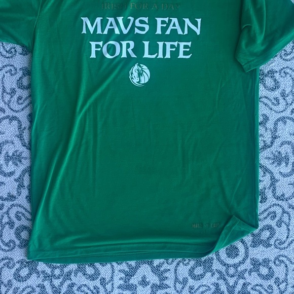 DALLAS Mavericks 2015 St. Patrick’s Day T-shirt,‎ men’s XL GREEN - Picture 6 of 7